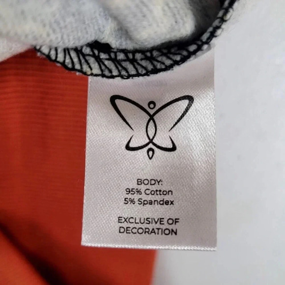 😍NEW! Laila Ali Floral Long Sleeve Floral Sweatshirt Pullover Black/Coral - Picture 7 of 10